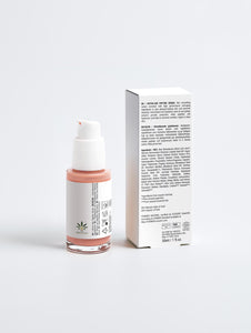 our botox peptide dropper bottle with its box back